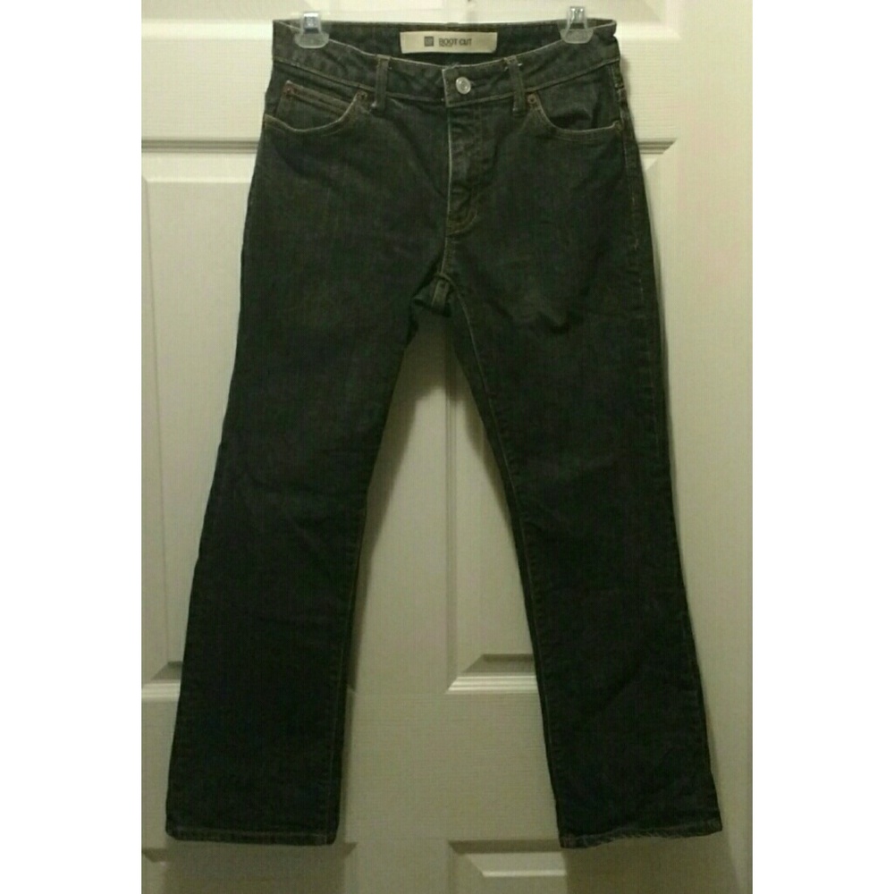 GAP dark denim boot cut stretch jeans, size 2A